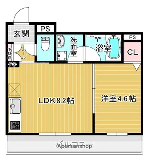 アルセムス【4階】の間取り