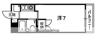 ウエストリバーアネックス【3階】の間取り