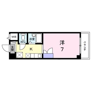 WEST PALACE【1階】の間取り