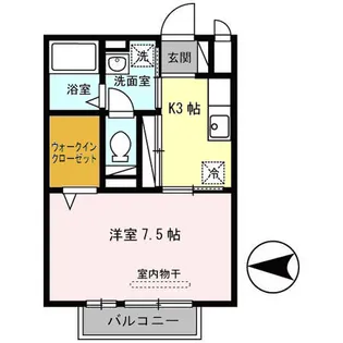 モナリエ砂田【2階】の間取り