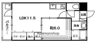 京都府木津川市木津宮ノ裏【アパート】の間取り