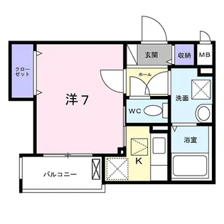 サンレーベ東垣外【1階】の間取り
