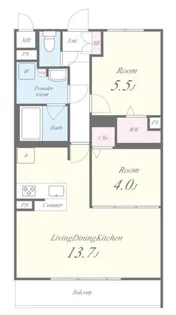 PIAF【1階】の間取り