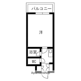 アーバンエース松井山手パル寮棟【1414号室】の間取り