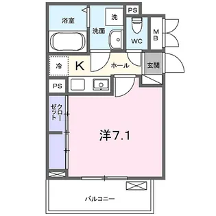 ガーデン アイリス【3階】の間取り