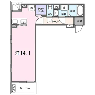 ガーデン アイリス【3階】の間取り