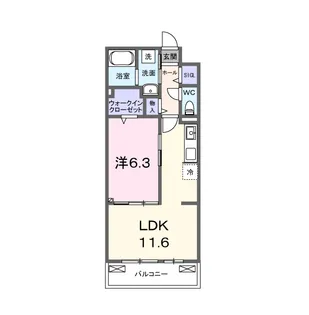 グランウエスト・J【3階】の間取り