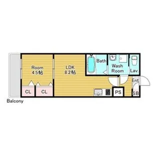 ジーメゾン京田辺大住【0103号室】の間取り