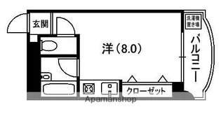 カサデルアダージョ【303号室】の間取り