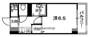 ユニバーシティ丸光【201号室】の間取り