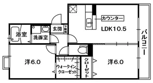 GRACE COURT【3階】の間取り