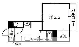 山手カルチェ【2階】の間取り