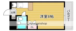 1Rの間取り画像