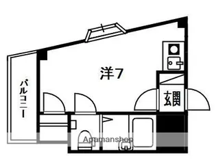シャトー・ドゥ・クリヨン【4階】の間取り