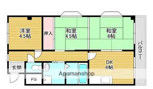 脇田建設ビル【3階】の間取り