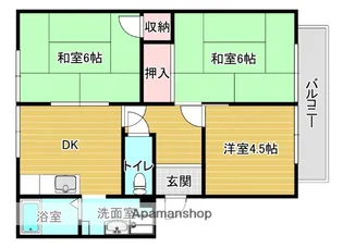 みとざかエイト【2階】の間取り