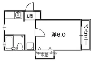 イッキュウハイツ【205号室】の間取り