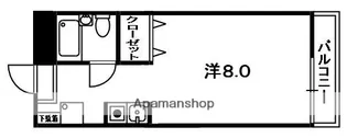 ホルティハイツ岡井【2階】の間取り