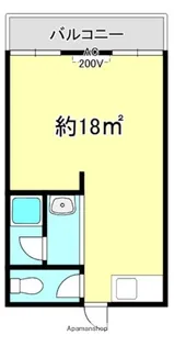 ゴールデンロートス木津【105号室】の間取り
