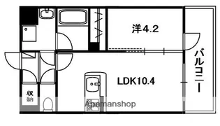 コンフォート24【208号室】の間取り