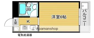 エクセル田辺【101号室】の間取り