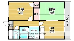 ザ・メドゥズ【6階】の間取り