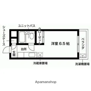 ジョイフル三山木【2階】の間取り