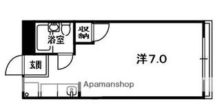 クローバーフラット【102号室】の間取り