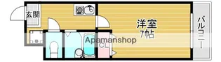 エクセレント秋桜【104号室】の間取り