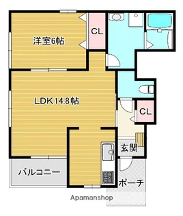MIYABI【101号室】の間取り