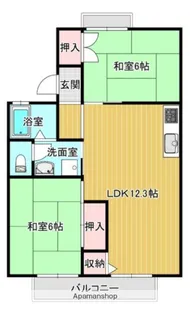 セジュール・マルコ【2階】の間取り
