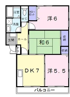 ドレミールSK【1階】の間取り