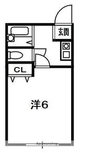 1Kの間取り画像