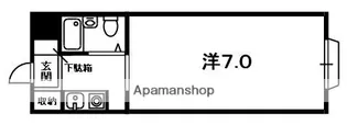 ヴィラウエスト【3階】の間取り