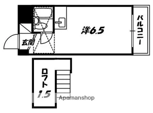 クリサンティヒル山田川【308号室】の間取り