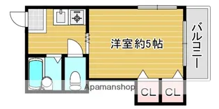 京都府宇治市伊勢田町中山【アパート】の間取り