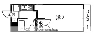 ウエストリバーアネックス【2階】の間取り