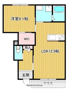 イル・クオーレ【1階】の間取り