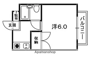カルチェヴィラ吉勇【3階】の間取り