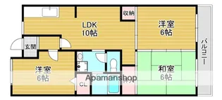 グリーンサム壱番館【2階】の間取り
