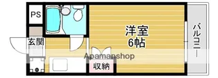 ボーン宇治Ⅰ号館【4階】の間取り
