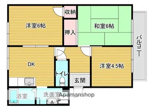みとざかエイト【1階】の間取り