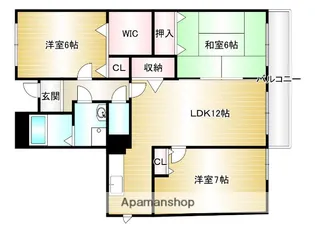エル・パティオ田原【3階】の間取り