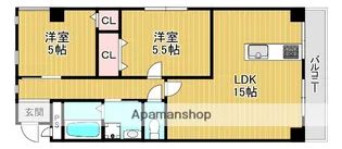 北川マンション【3001号室】の間取り