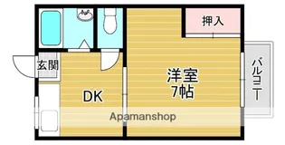 コスモハイツホクユー【2階】の間取り