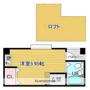 前田ビル【404号室】の間取り