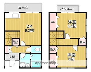 ルミエール【103号室】の間取り