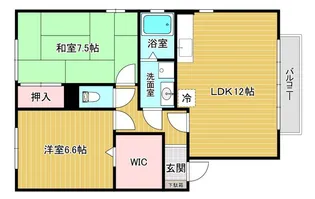 マドラフゥイユ1号館【2階】の間取り