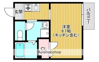 ヴィヴァーチェ田中【2階】の間取り
