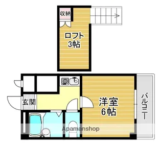 プレアール富野荘【3階】の間取り